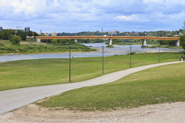 istock Bridge over the river in Kaunas. 1186148702
