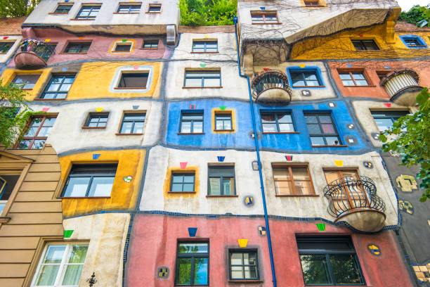 Hundertwasserhaus is an apartment house in Vienna, Austria, designed by Austrian artist Friedensreich Hundertwasser with architect Joseph Krawina as a co-creator.