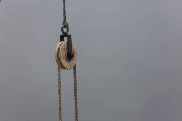 manual pulley with rope for construction