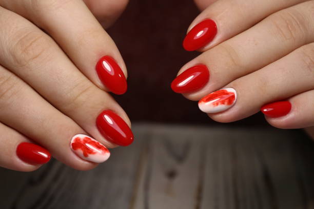 istock beautiful gel lacquer manicure 1186150151