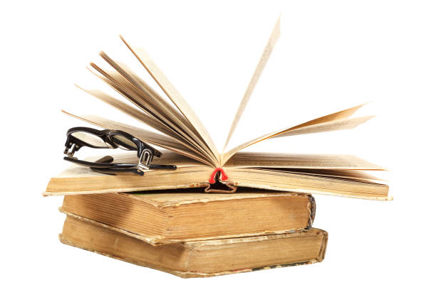 istock Books pile isolated on a white background 1186151144