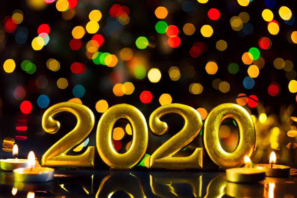 istock Merry Christmas and Happy New Year background 1186160427