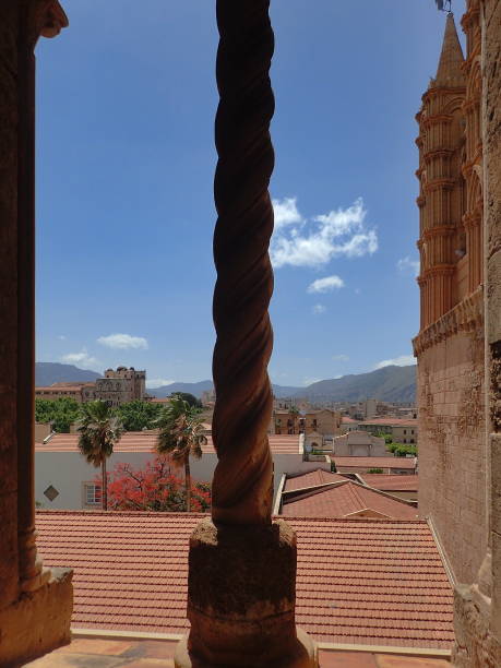 istock gothic window into the Palermo Cathedral 1186161937