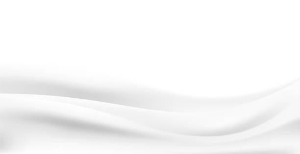 istock Rippled wavy milk. Beautiful background. Realistic design. Shiny silk fabric. Vector illustration. 1186167780