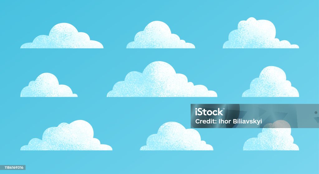 Nuages réglés d'isolement sur un fond bleu. Conception mignonne simple de dessin animé. Collection d'icônes ou de logos modernes. Éléments réalistes. Illustration plate de vecteur de modèle. - clipart vectoriel de Nuage libre de droits Nuages réglés d'isolement sur un fond bleu. Conception mignonne simple de dessin animé. Collection d'icônes ou de logos modernes. Éléments réalistes. Illustration plate de vecteur de modèle. - clipart vectoriel de Nuage libre de droits