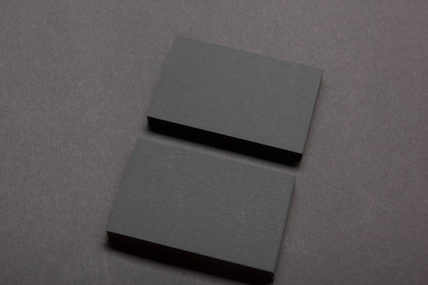 istock Business cards blank. Mockup on color background. Flat Lay. copy space for text 1186169446