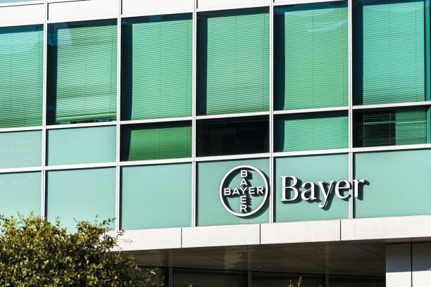 Bayer offices located in San Francisco Nov 2, 2019 San Francisco / CA / USA - Bayer offices located in Mission Bay District; Bayer AG is a German multinational pharmaceutical and life sciences company, one of the largest in the world bayer schering pharma ag photos stock pictures, royalty-free photos & images