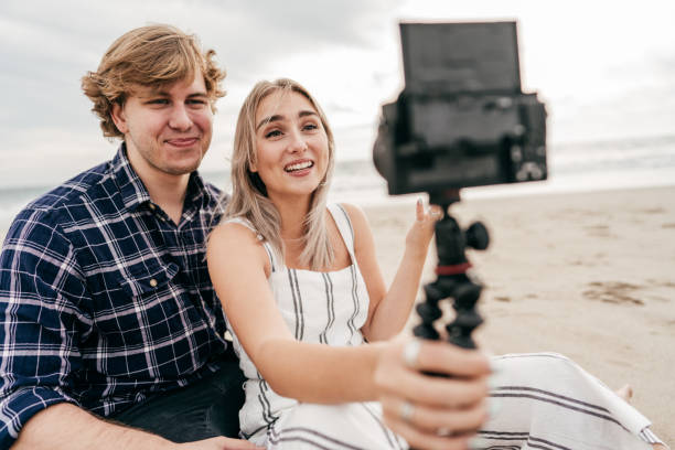 istock Recording new online projects about  travels 1186170481