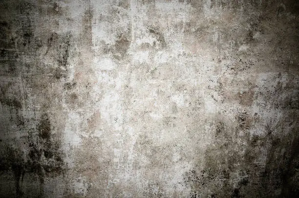 Photo of Gray dark concrete old grunge wall texture background