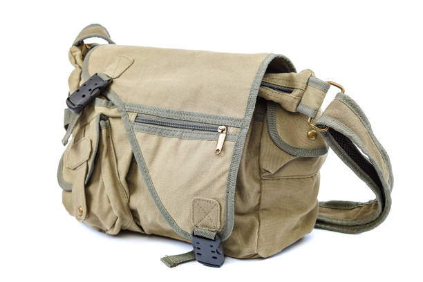 istock Comfortable fabric sports bag on white background. 1186173122