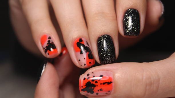 istock stylish design of manicure 1186173912