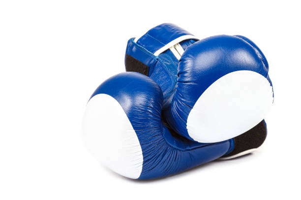 istock Boxing gloves isolated on a white background. 1186174565