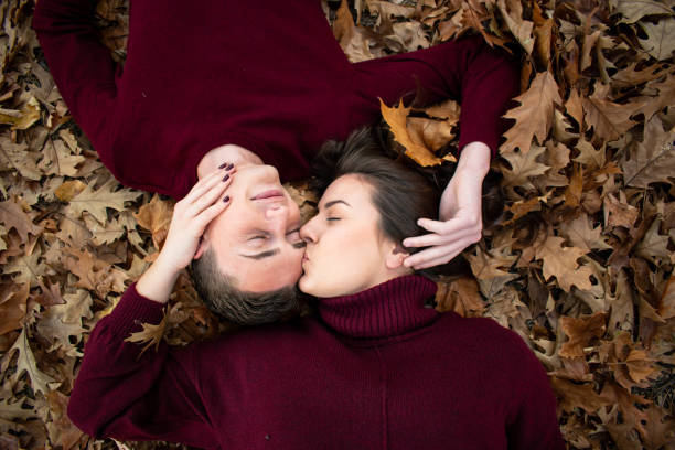 istock Happy couple in nature 1186174892