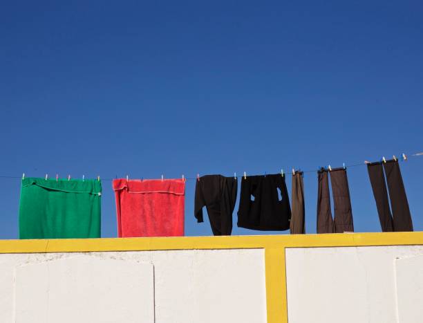 istock COLOURFUL LAUNDRY, PORTUGAL 1186175234