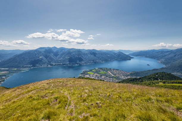 istock Panorama view Lago Maggiore in Switzerland 1186177132