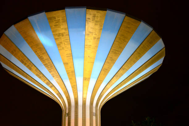 Picture shows an wonderful water tower in Germany.
