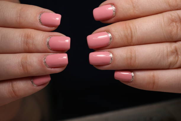 istock stylish design of manicure 1186181703