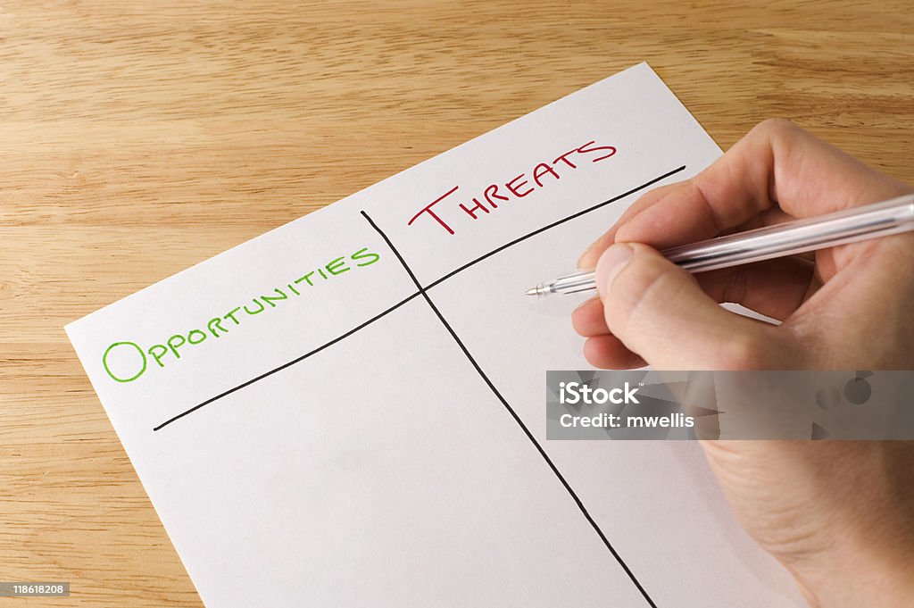 Opportunites and Threats  Opportunity Stock Photo
