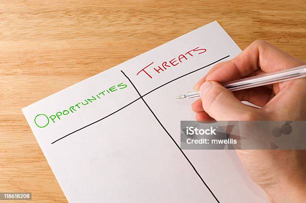 Opportunites And Threats Stock Photo - Download Image Now - Opportunity, Threats, Adult