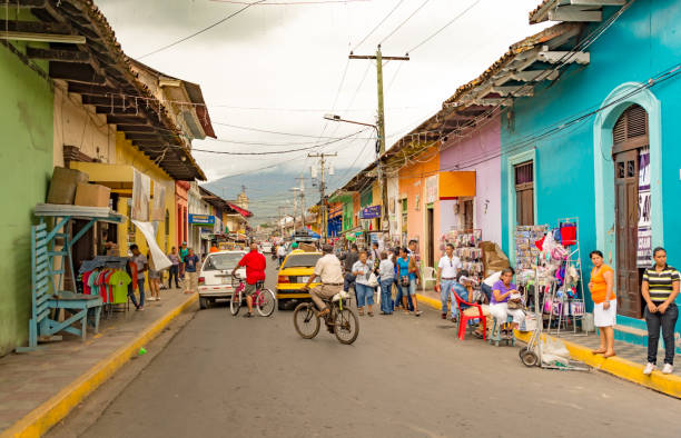 The Streets of Granada Granada, Nicaragua - 12.08.2016: Inside the Markets and on the streets of Granada, Nicaragua. nicaragua stock pictures, royalty-free photos & images