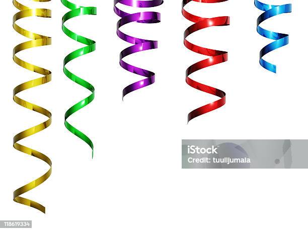 Vector Party Streamers Stock Illustration - Download Image Now -  Anniversary, Birthday, Birthday Present - iStock