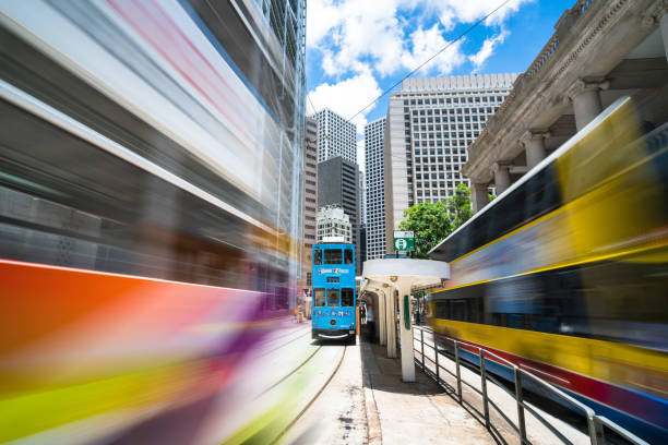 istock Commuting in city, Hong Kong 1186197113