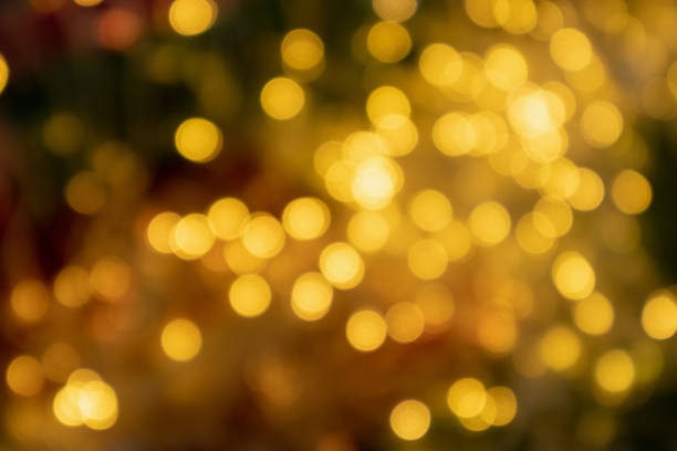 istock Abstract blur christmas light with bokeh background 1186197982