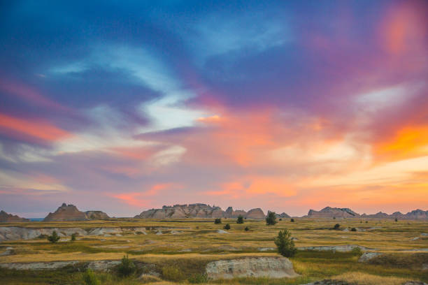 istock Sunset in the Badlands 1186202554