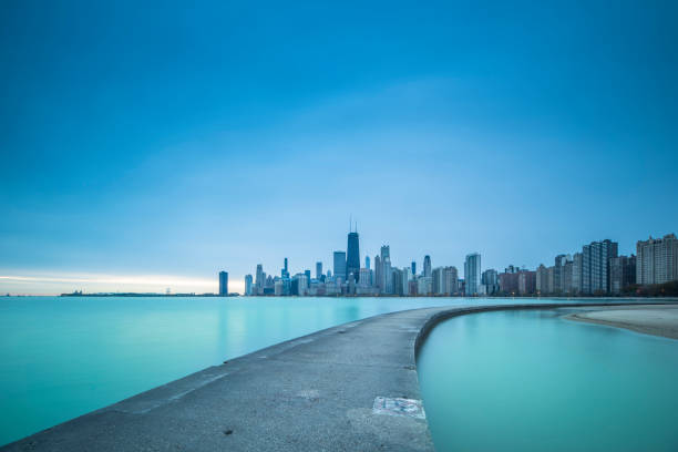 istock Chicago Skyline and Lake Michigan 1186218099