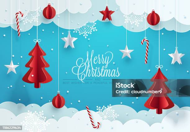 Projekt Kartki Z Życzeniami Bożonarodzeniowymi - Stockowe grafiki wektorowe i więcej obrazów Boże Narodzenie - Boże Narodzenie, Bombka, Grafika wektorowa