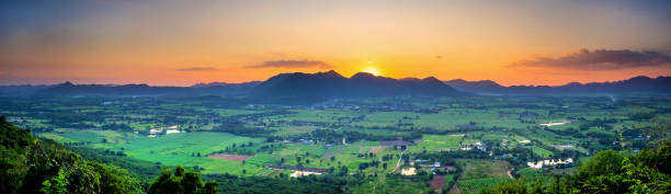 istock Mountain valley during sunset. Nature landscape 002 1186238500