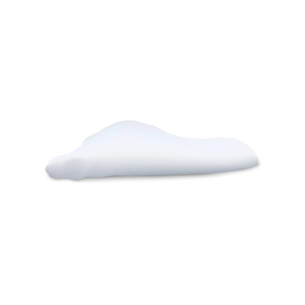 istock Frost pile of snow or snowdrift or cap in realistic style 1186246748