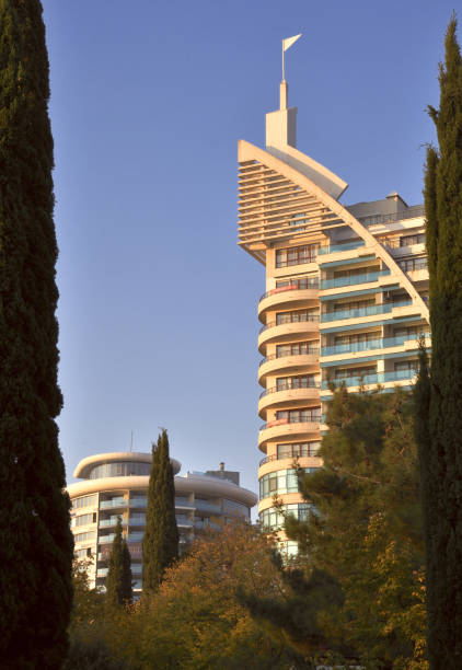 istock The tall house behind the green Park 3 1186250498