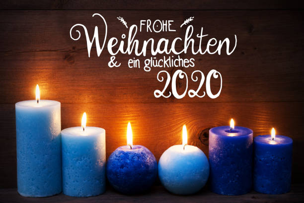 istock Romantic Turquoise Candle Light , Happy 2020 Means Happy 2020 1186255558