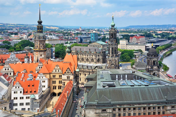 istock Aerial view of Dresden, Germany 1186265145