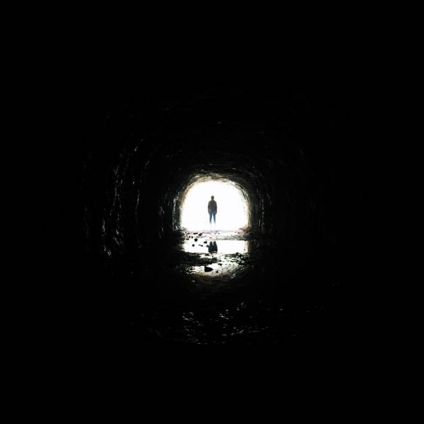 istock Light at the end of the tunnel 1186279543