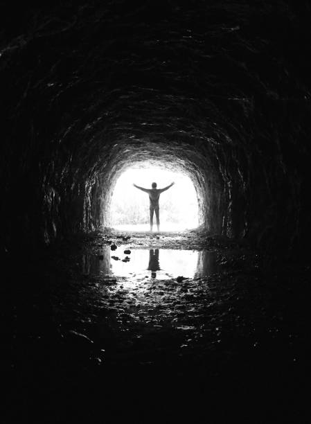 istock Light at the end of the tunnel 1186279558