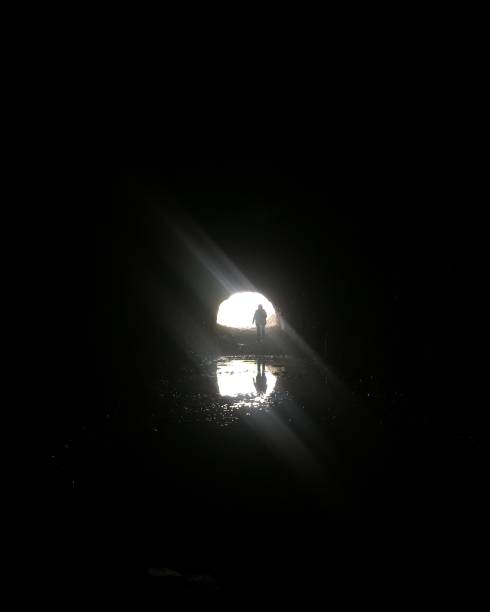 istock Light at the end of the tunnel 1186279562