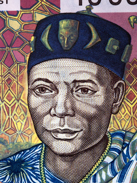 istock Headman a portrait from old West African States money 1186282829