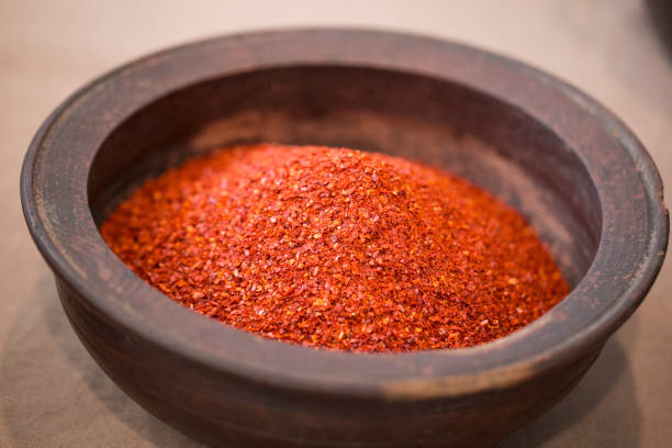 istock Korean red chili powder spices on table 1186292426