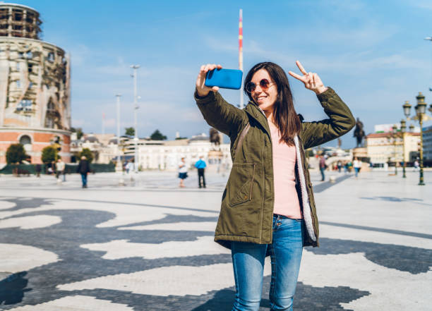 istock Selfies in Skopje, North Macedonia 1186301564