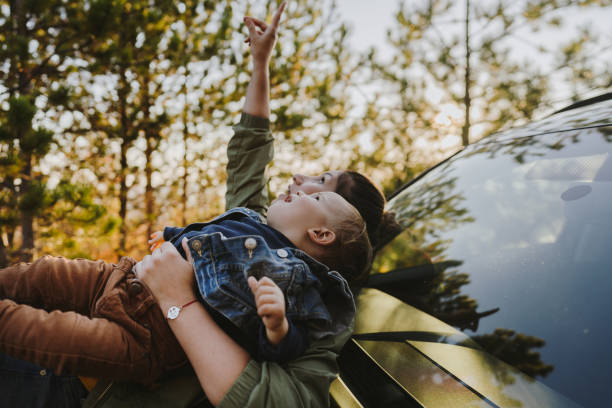 istock Baby and mommy on a road trip 1186301583