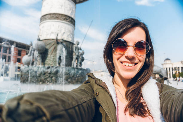 istock Selfies in Skopje, North Macedonia 1186301640