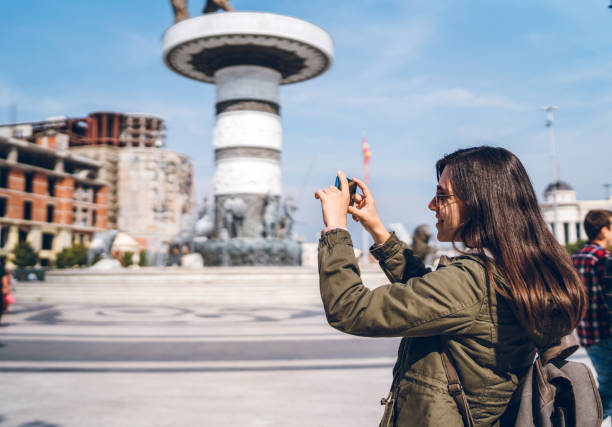 istock Photographing monuments in Skopje, North Macedonia 1186301746