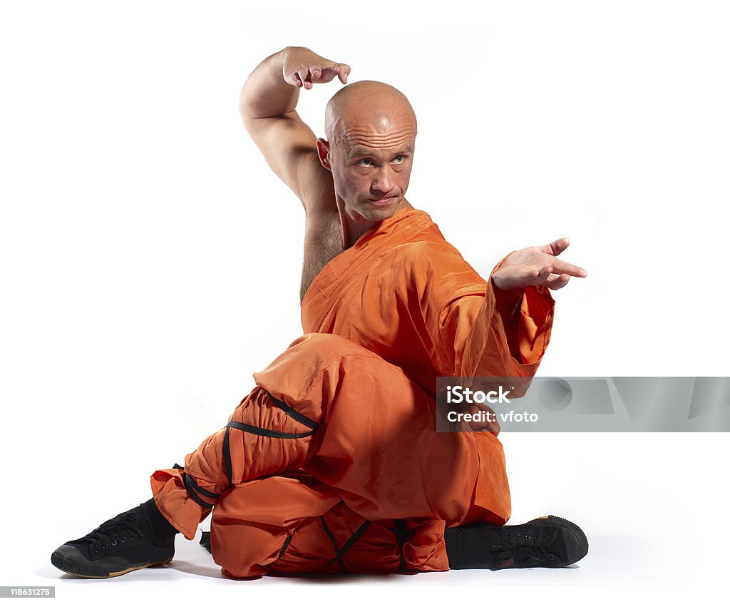 Shaolin guerreiro monk - Foto de stock de Shaolin royalty-free