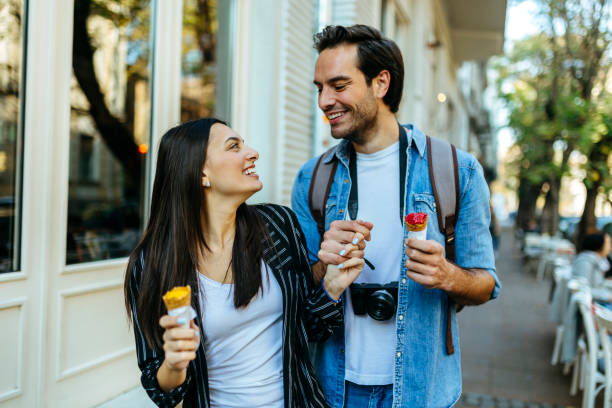 istock Couple enjoy in ice cream 1186313269