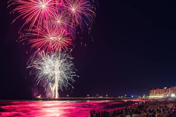 istock New Year's Eve fireworks display at Glenelg 1186316393