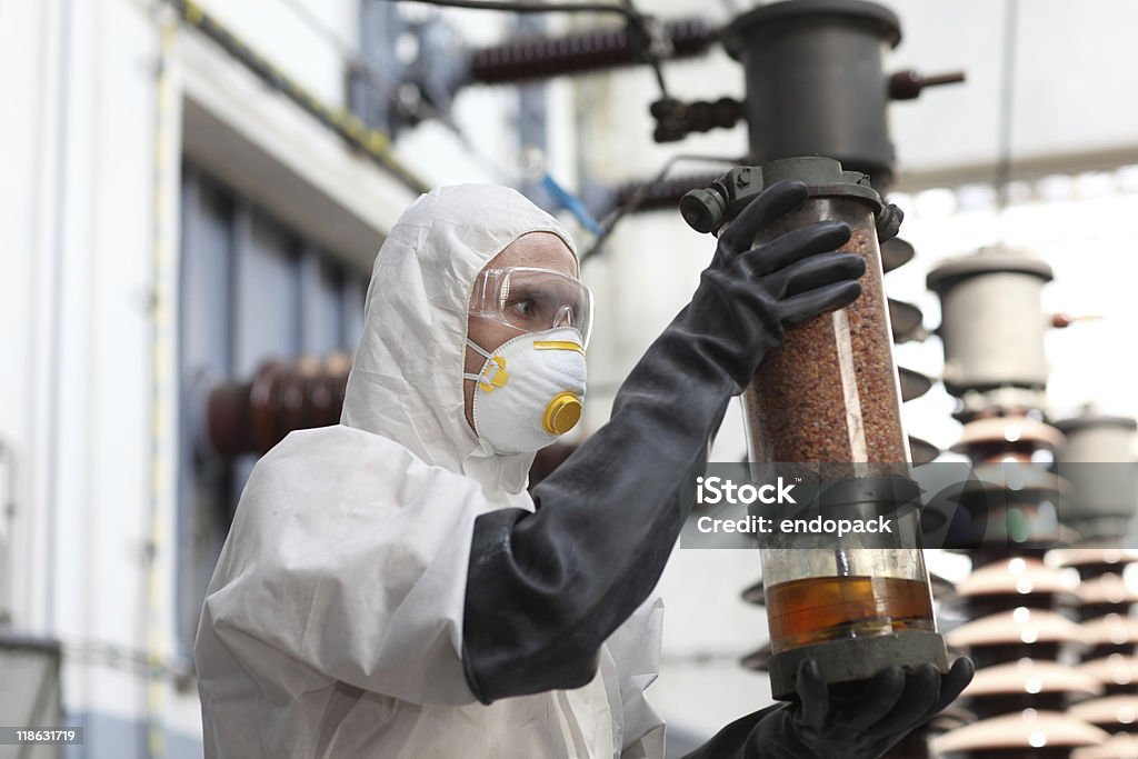 Impianto di inspector - Foto stock royalty-free di Centrale nucleare