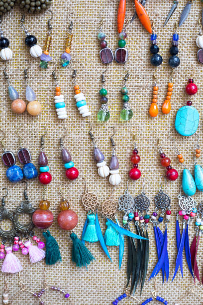 istock Many thai earrings in Chiang Mai 1186320496
