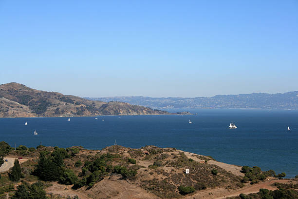 Stunning View of the San Francisco Bay stock photo